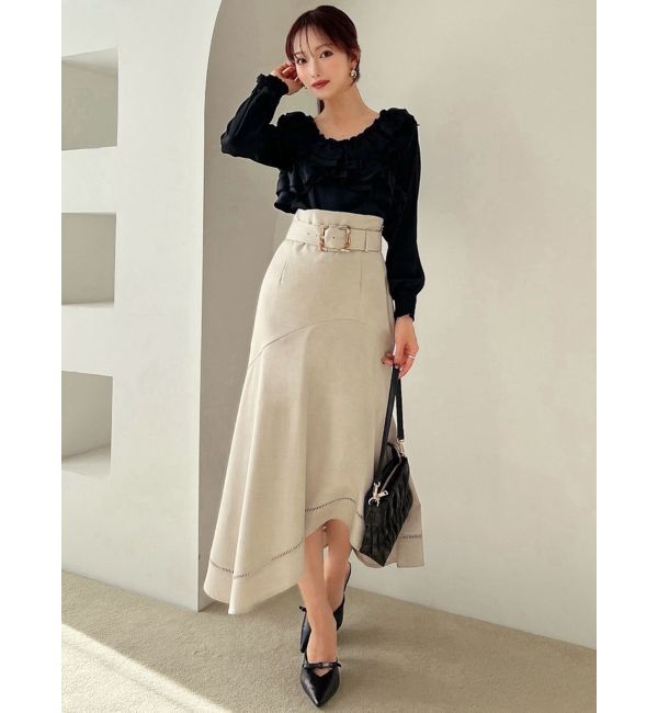 RESEXXY「アシンメトリーフレアマーメイドスカート」|スカート|