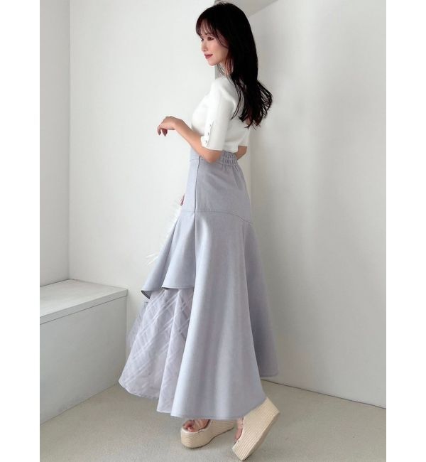 RESEXXY「シアーチェックアシンメトリースカート」|スカート|