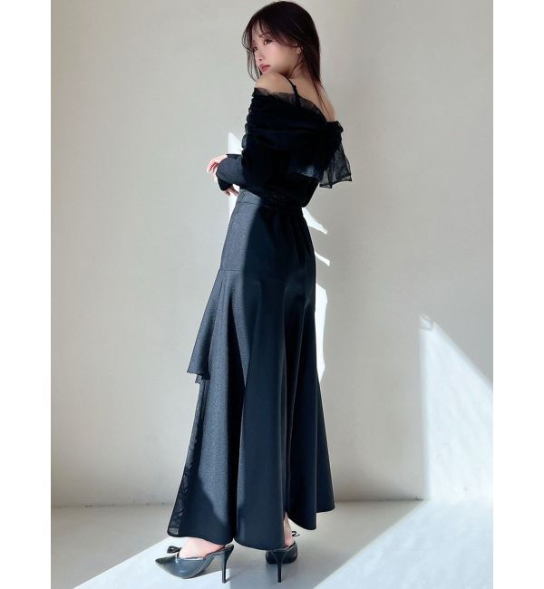 RESEXXY「シアーチェックアシンメトリースカート」|スカート|