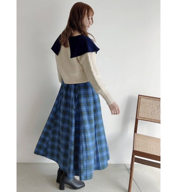 dazzlin「ケーブルラインショートカーディガン」|カーディガン|