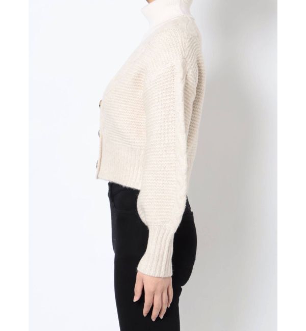 dazzlin「ケーブルラインショートカーディガン」|カーディガン|