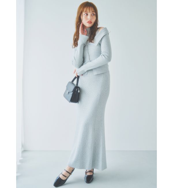 dazzlin「シャイニーマーメイドニットスカート」|スカート|