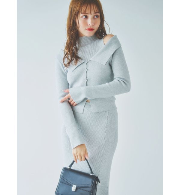 dazzlin「シャイニーマーメイドニットスカート」|スカート|