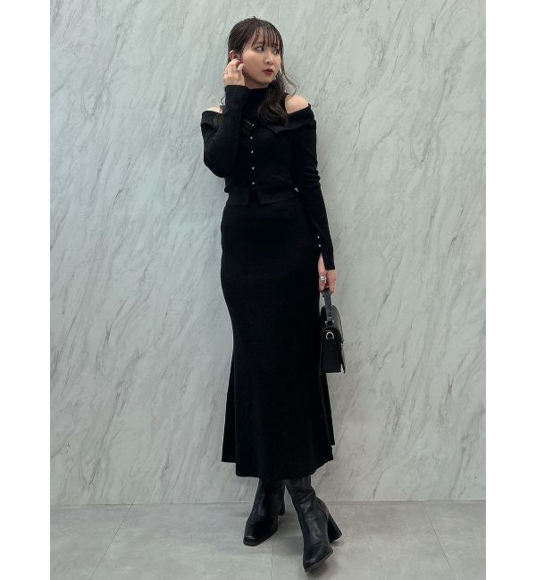 dazzlin「シャイニーマーメイドニットスカート」|スカート|