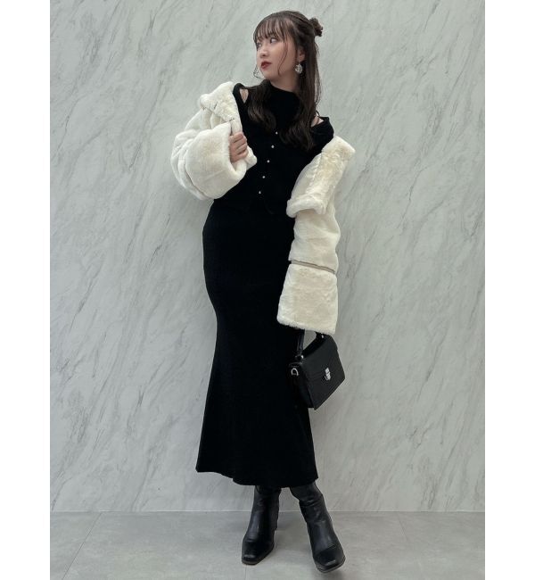 dazzlin「シャイニーマーメイドニットスカート」|スカート|