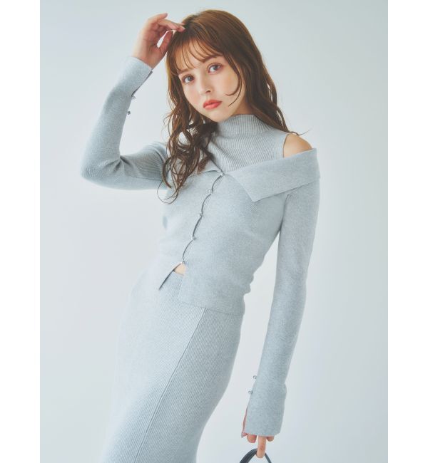 dazzlin「シャイニーマーメイドニットスカート」|スカート|