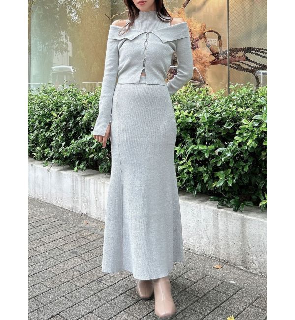 dazzlin「シャイニーマーメイドニットスカート」|スカート|