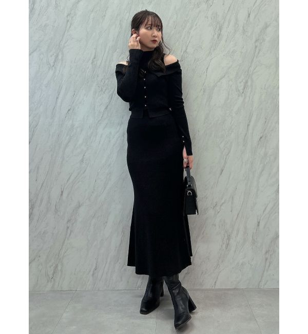 dazzlin「シャイニーマーメイドニットスカート」|スカート|