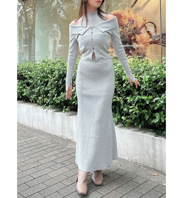 dazzlin「シャイニーマーメイドニットスカート」|スカート|