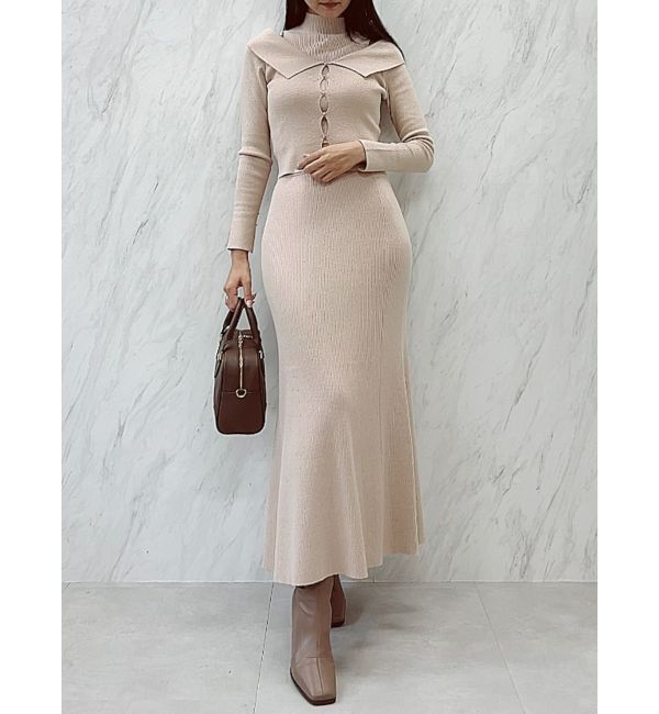 dazzlin「シャイニーマーメイドニットスカート」|スカート|