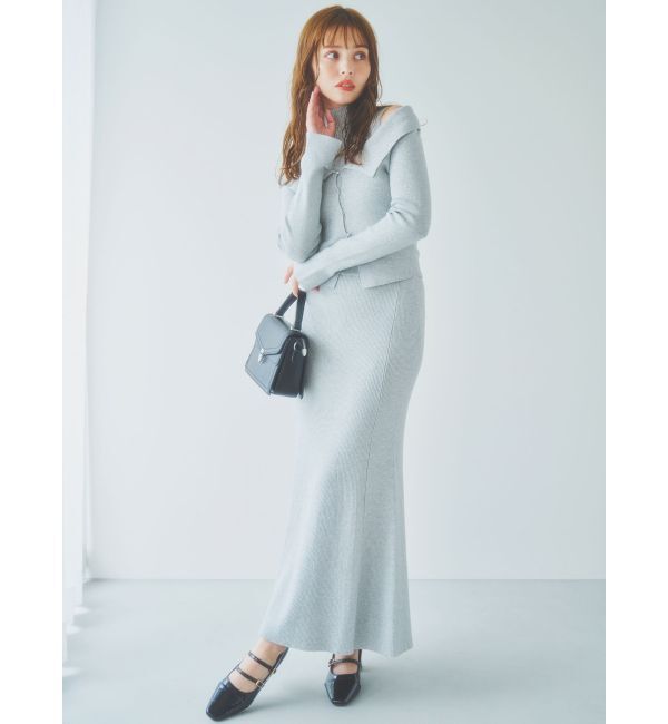 dazzlin「シャイニーマーメイドニットスカート」|スカート|