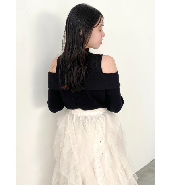 dazzlin「ナナイロフリルスカート」|スカート|