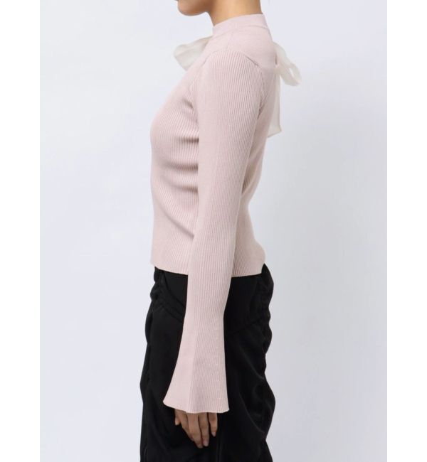 dazzlin「ワンショルリボンニットトップス」|ニット・セーター|