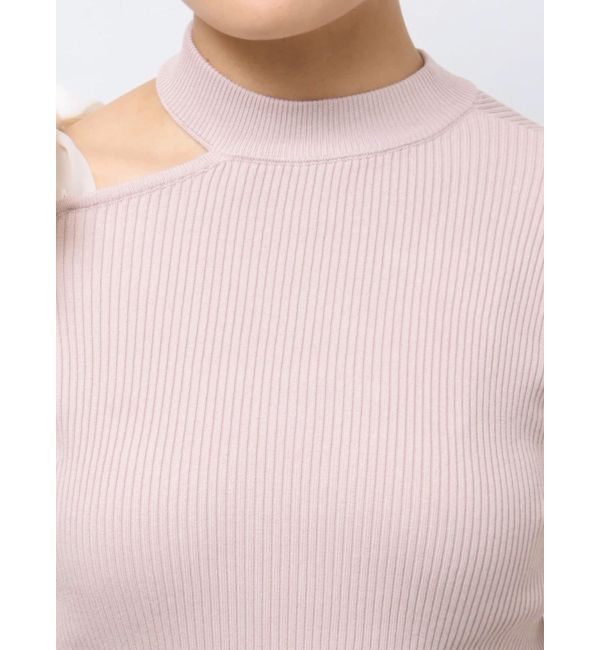 dazzlin「ワンショルリボンニットトップス」|ニット・セーター|