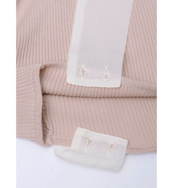 dazzlin「ワンショルリボンニットトップス」|ニット・セーター|