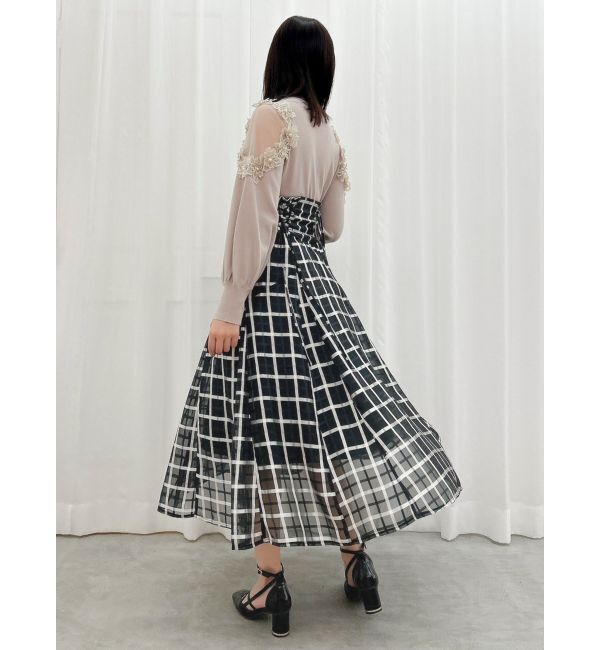 dazzlin「2WAYダブルレースアップコルセットスカート」|スカート|