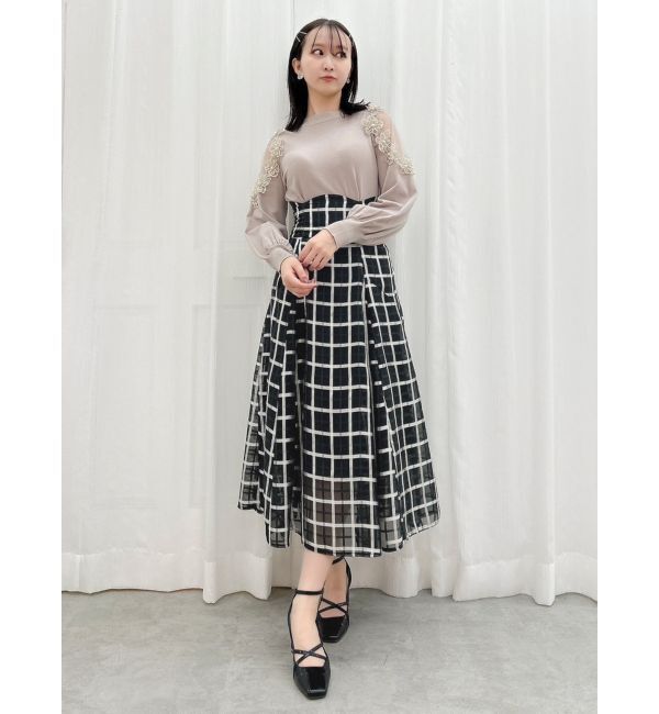 dazzlin「2WAYダブルレースアップコルセットスカート」|スカート|