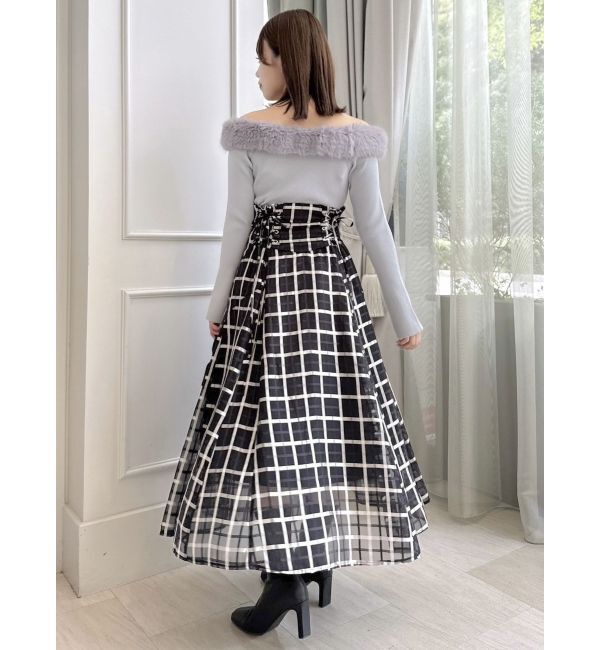 dazzlin「2WAYダブルレースアップコルセットスカート」|スカート|