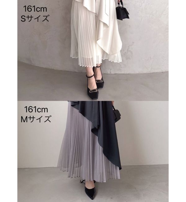 dazzlin「【再生産】アシメプリーツトレンチワンピース」|ワンピース|