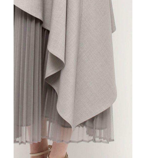 dazzlin「【再生産】アシメプリーツトレンチワンピース」|ワンピース|