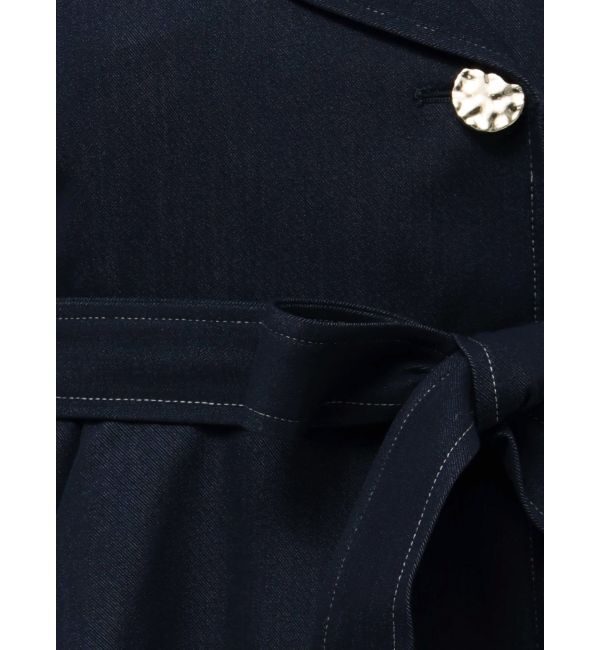 dazzlin「【再生産】アシメプリーツトレンチワンピース」|ワンピース|