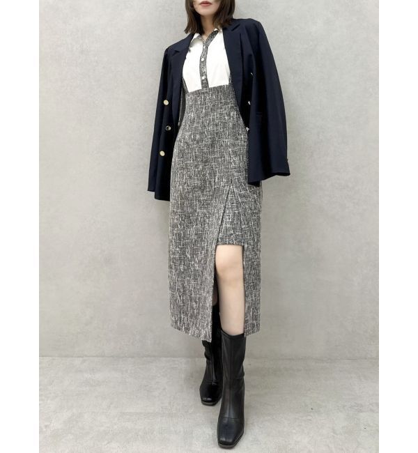 dazzlin「ハイウエストジャンスカドッキングワンピース」|ワンピース|