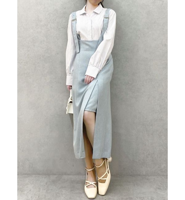 dazzlin「ハイウエストジャンスカドッキングワンピース」|ワンピース|