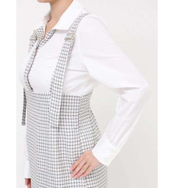 dazzlin「ハイウエストジャンスカドッキングワンピース」|ワンピース|