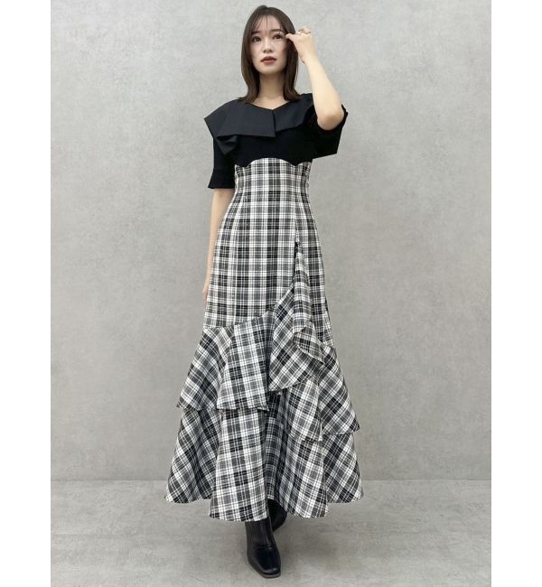 dazzlin「ラッフルマーメイドコンビワンピース」|ワンピース|