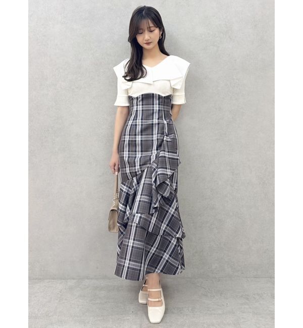 dazzlin「ラッフルマーメイドコンビワンピース」|ワンピース|