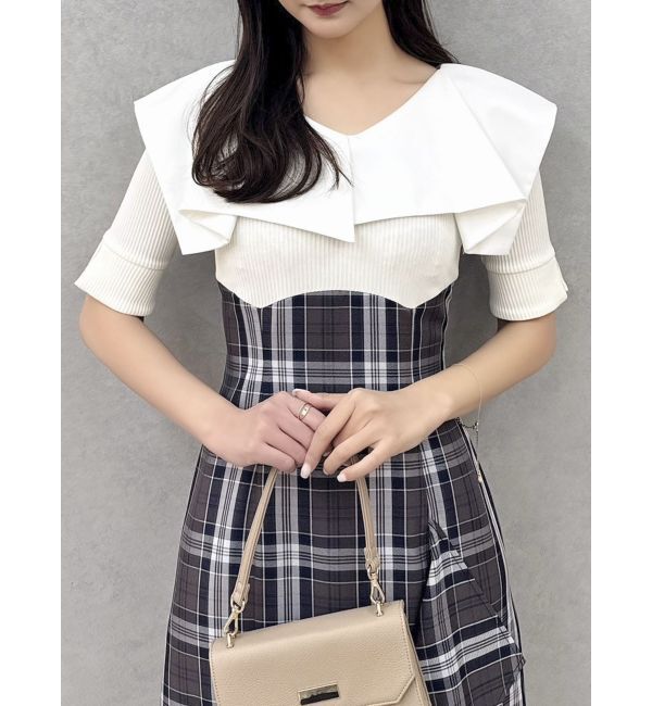 dazzlin「ラッフルマーメイドコンビワンピース」|ワンピース|