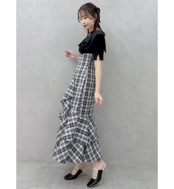 dazzlin「ラッフルマーメイドコンビワンピース」|ワンピース|