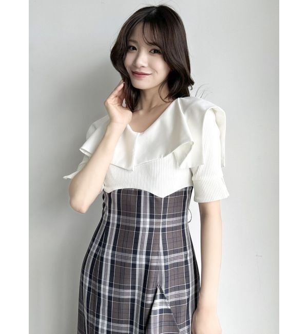 dazzlin「ラッフルマーメイドコンビワンピース」|ワンピース|