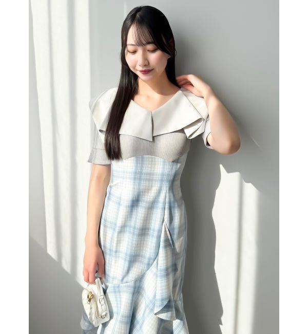 dazzlin「ラッフルマーメイドコンビワンピース」|ワンピース|