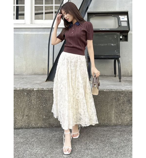 dazzlin「【再生産】スパンコールチュールスカート」|スカート|