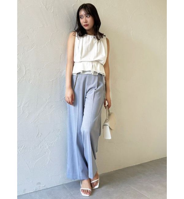 dazzlin「ハイウエストチェーンサス付パンツ」|その他|