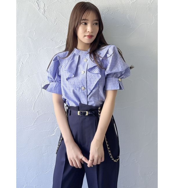 dazzlin「ハイウエストチェーンサス付パンツ」|その他|