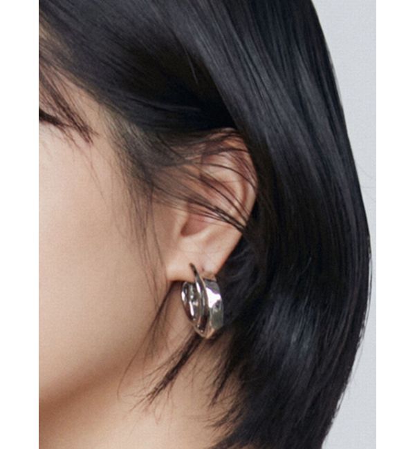 EMODA「ニュアンスダブルフープピアス」|ピアス|