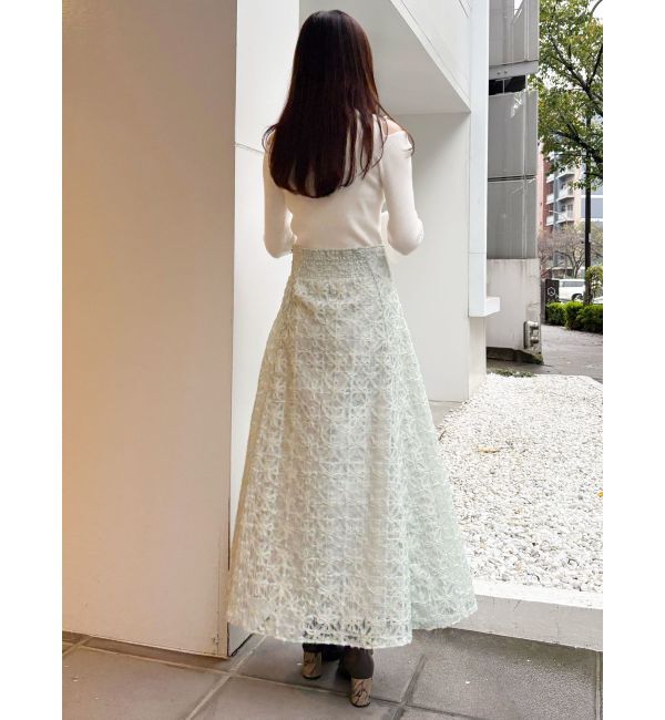 MERCURYDUO「ショルダースリットナローストラップニット」|ニット・セーター|