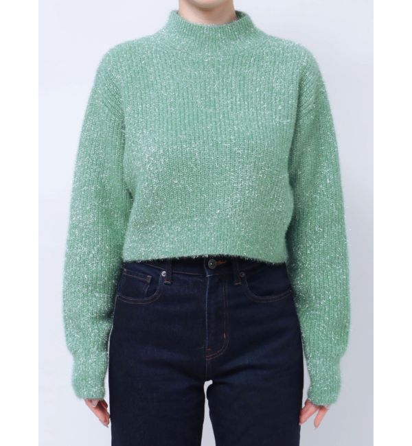 MERCURYDUO「フィルムシャギーボトルネックニット」|ニット・セーター|
