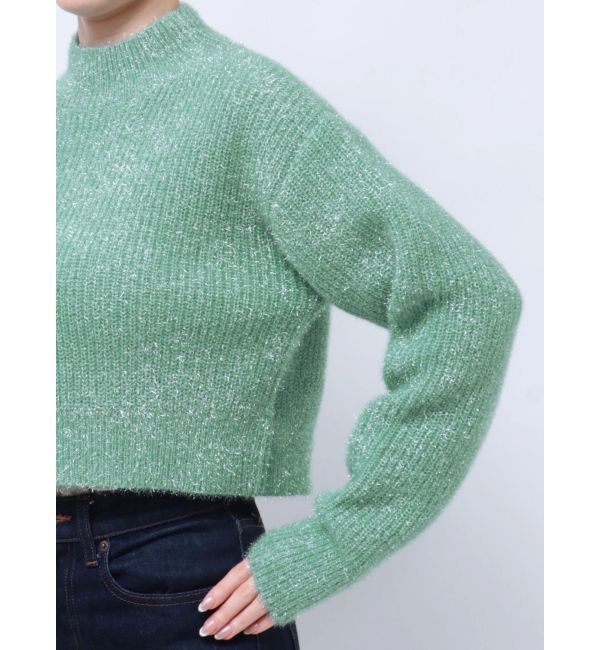 MERCURYDUO「フィルムシャギーボトルネックニット」|ニット・セーター|