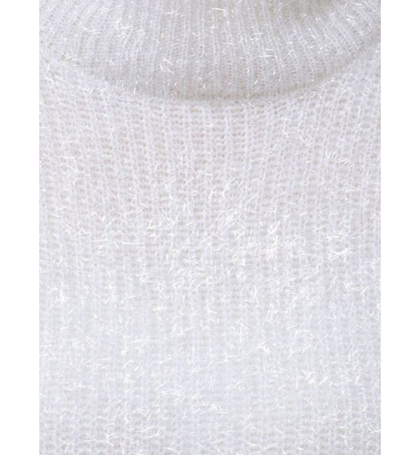 MERCURYDUO「フィルムシャギーボトルネックニット」|ニット・セーター|