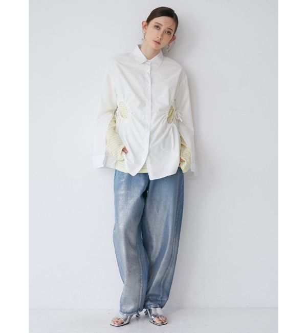 MURUA「アートヒールミュールサンダル」|サンダル|