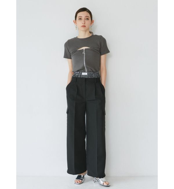 MURUA「アートヒールミュールサンダル」|サンダル|