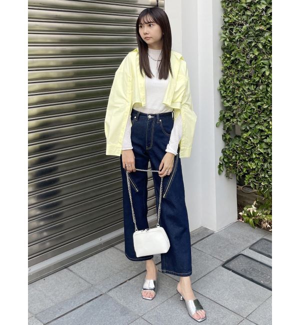 MURUA「アートヒールミュールサンダル」|サンダル|