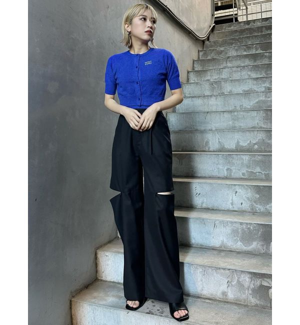 MURUA「アートヒールミュールサンダル」|サンダル|