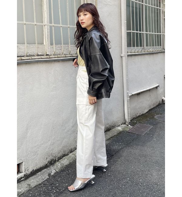 MURUA「アートヒールミュールサンダル」|サンダル|