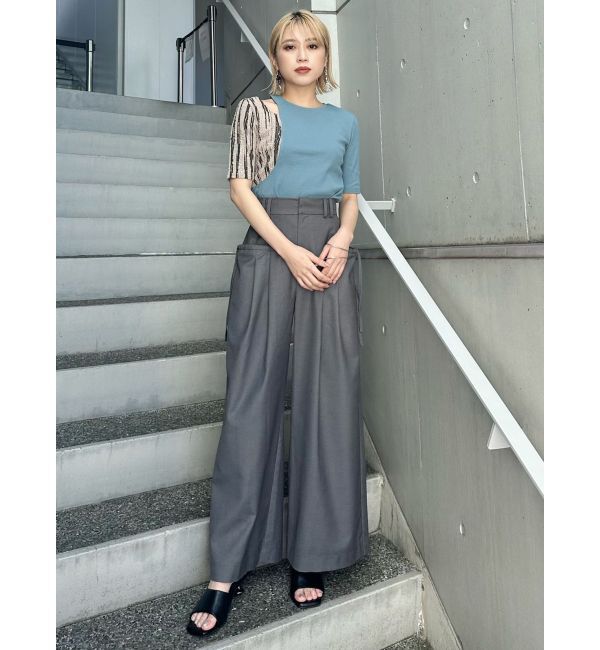 MURUA「アートヒールミュールサンダル」|サンダル|