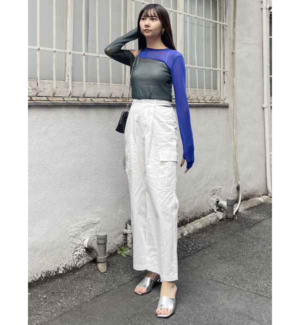 MURUA「アートヒールミュールサンダル」|サンダル|