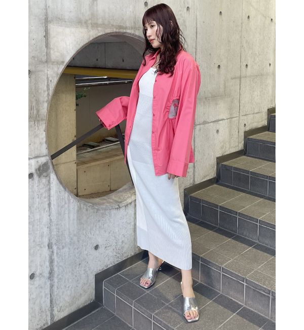 MURUA「アートヒールミュールサンダル」|サンダル|